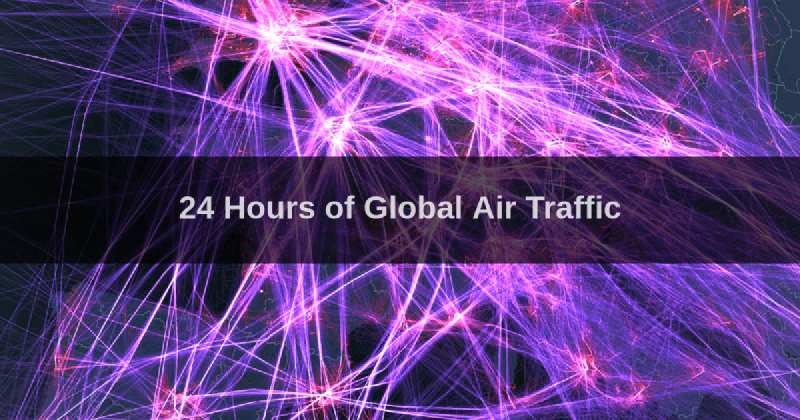 24 Hours of Global Air Traffic